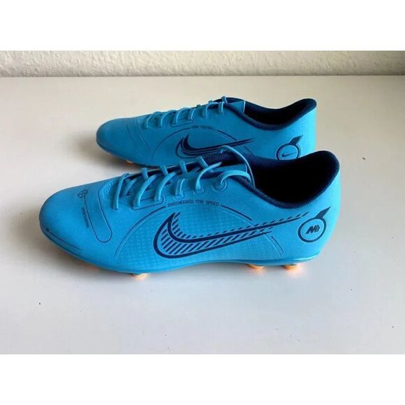 Nike Vapor 14 Club FG/MG Men's SZ 11.5 Soccer Cleats DJ2903 484 Chlorine Blue - Picture 3 of 10